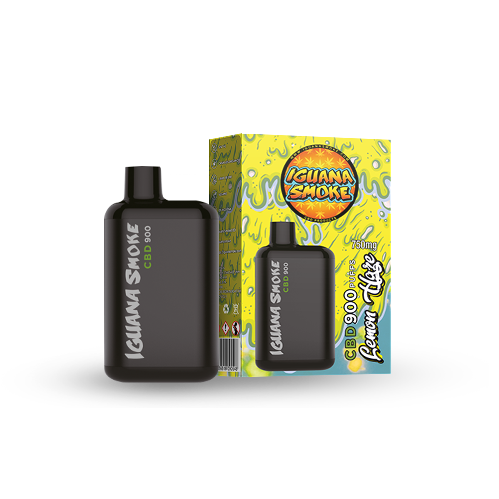 CBD Vape - Iguana Pod Pocket Lemon Haze Broad Spectrum 750mg – Bild 3